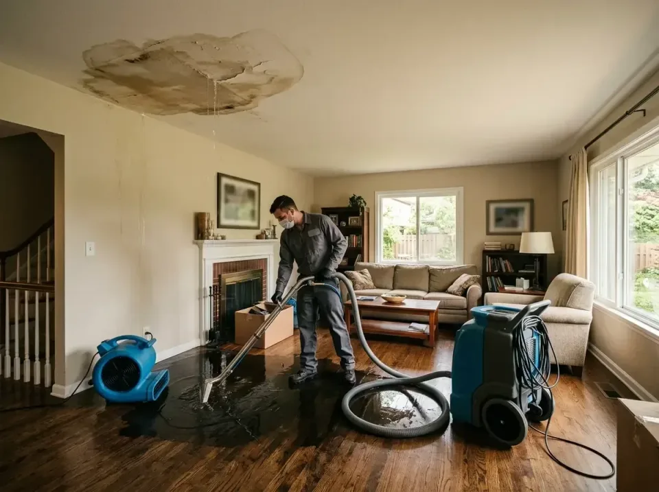 attic-pipe-burst-ceiling-drip-008 — frequently asked questions, Water Damage Restoration & Carpet Care in Bellevue, ID